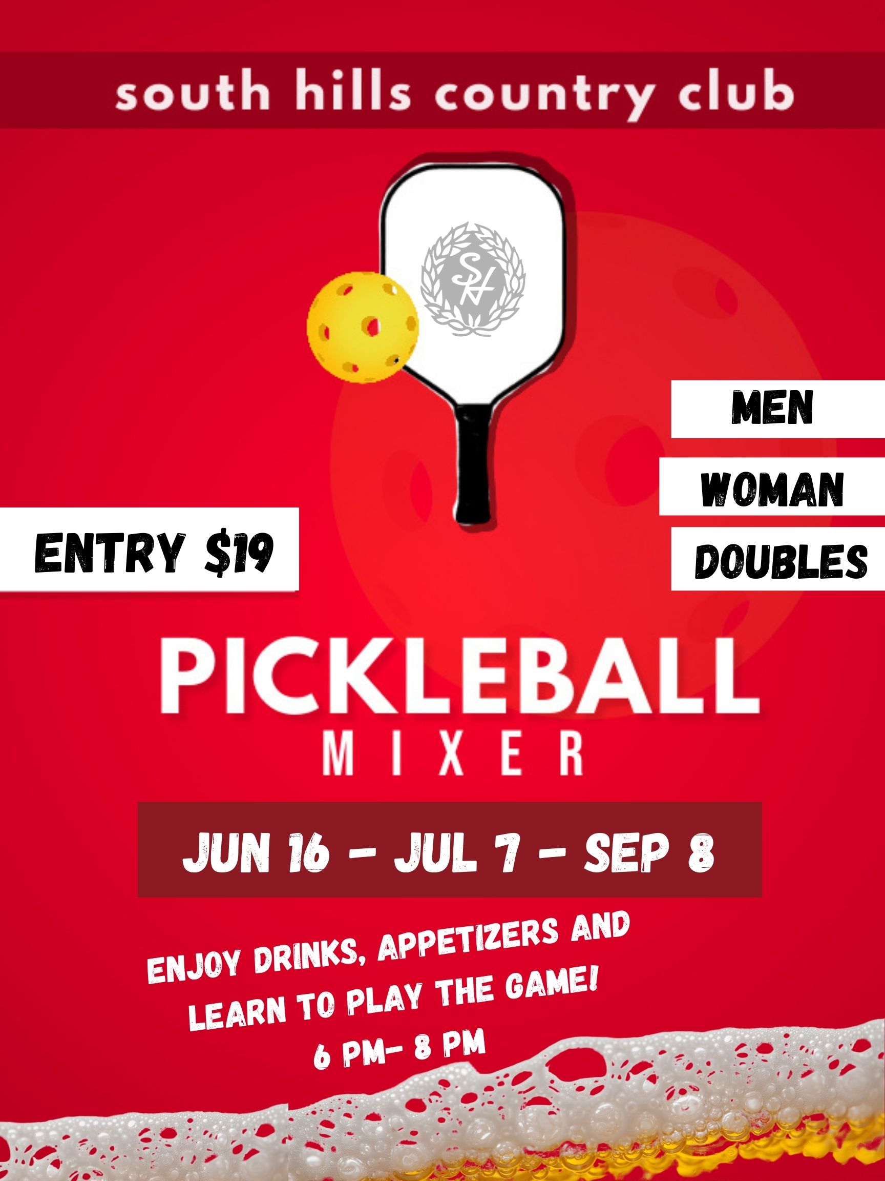 pickleball mixer – South Hills Country Club